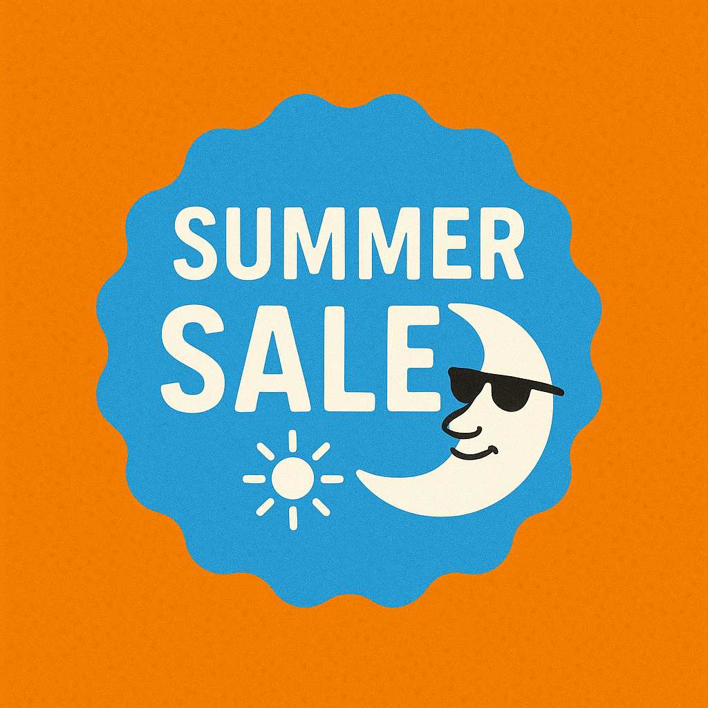 summer sale badge for the jongleurs dream